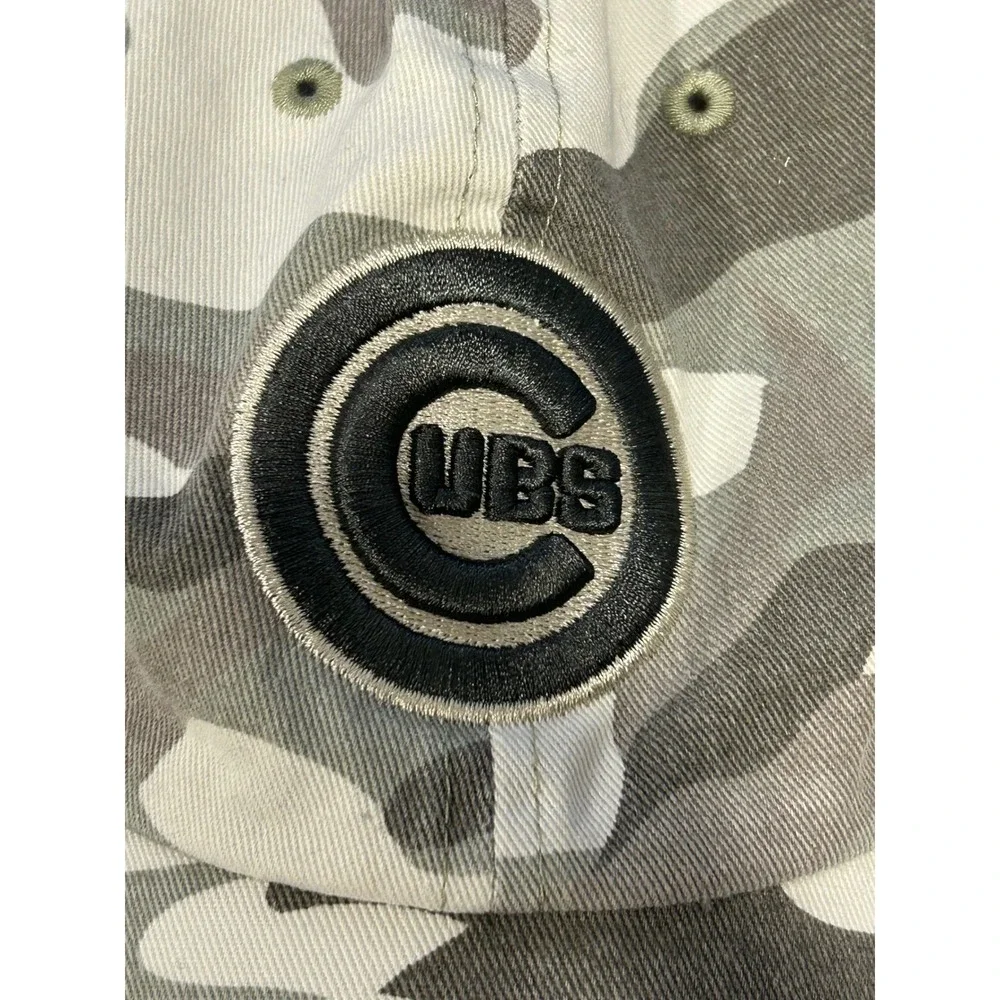 Fan Favorite Chicago Cubs Hat Mens Camo‎ MLB Baseball Cap Adjustable Strapback